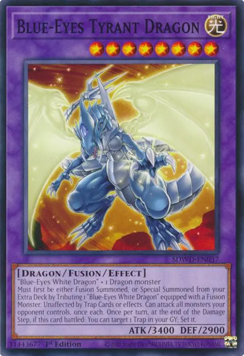 Blue-Eyes Tyrant Dragon [Sdwd-En037] Common 1