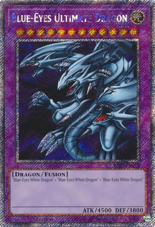 Blue-Eyes Ultimate Dragon (Platinum Secret Rare) [Ra03-En178] Platinum Secret Rare 1