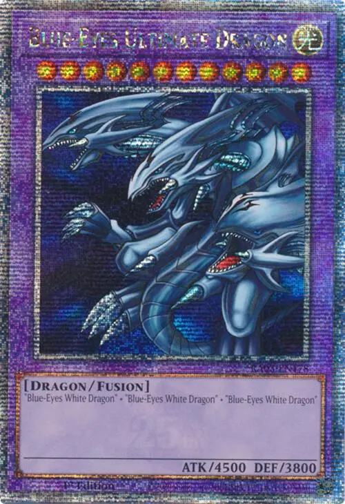 Blue-Eyes Ultimate Dragon (Quarter Century Secret Rare) [Ra03-En178] Quarter Century Secret Rare 1