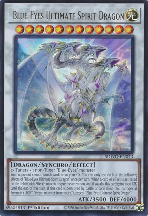 Blue-Eyes Ultimate Spirit Dragon [Sdwd-En043] Ultra Rare 1
