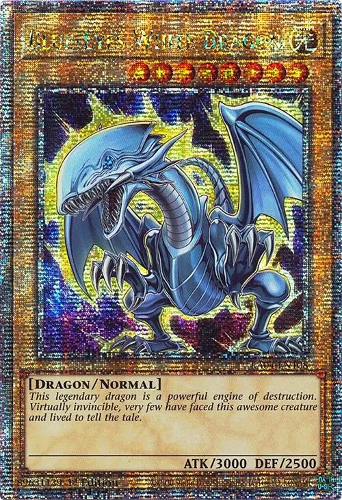 Blue-Eyes White Dragon (7Th Art) [Ra04-En108] Quarter Century Secret Rare 1
