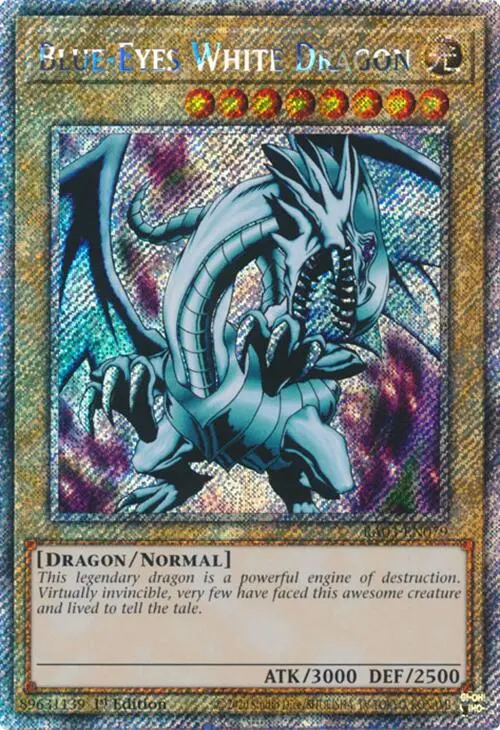 Blue-Eyes White Dragon (Platinum Secret Rare) [Ra03-En079] Platinum Secret Rare 1
