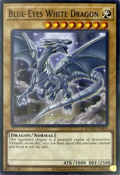 Blue-Eyes White Dragon (Unlimited Misprint) [Sdwd-En003] Common 1