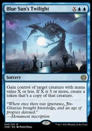 Blue Sun's Twilight (Promo Pack) [Phyrexia: All Will Be One Promos] 1