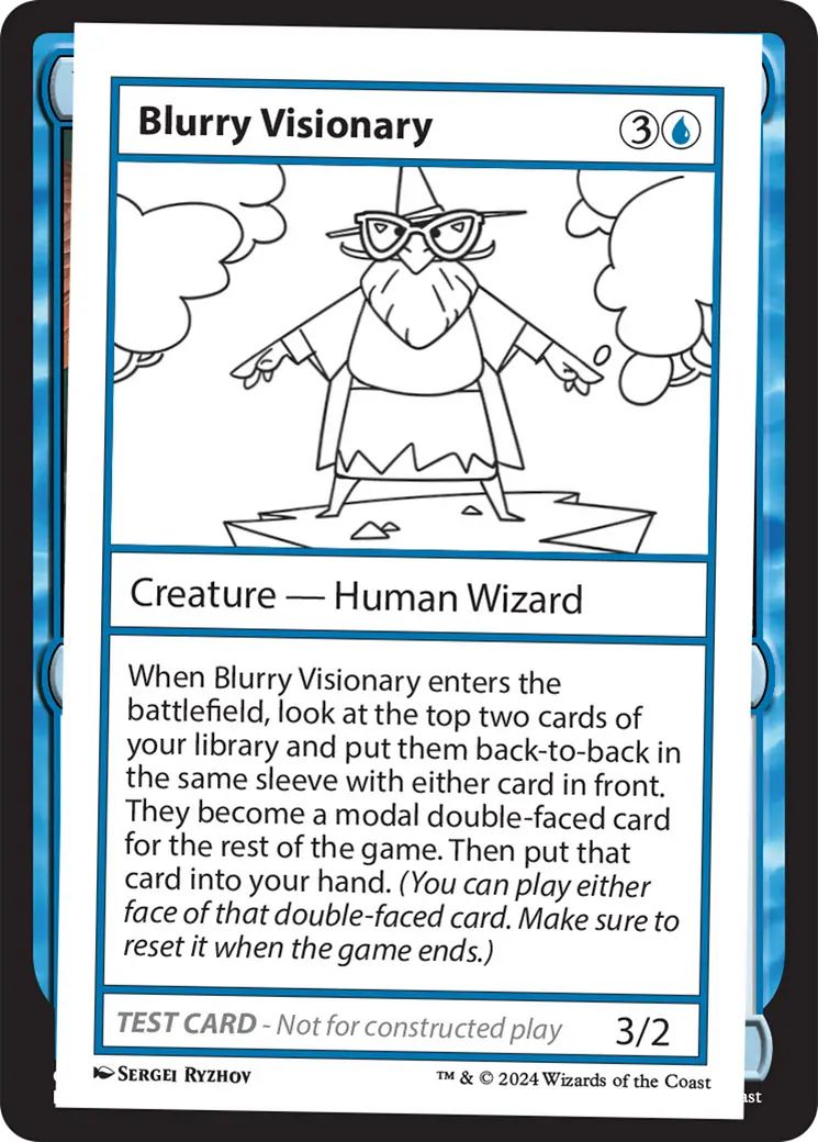 Blurry Visionary [Mystery Booster 2 Playtest Cards] 1