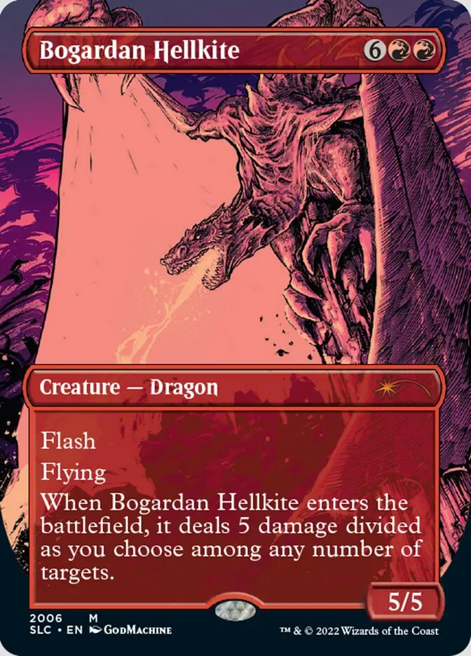 Bogardan Hellkite (Borderless) [Secret Lair Countdown Kit] 1