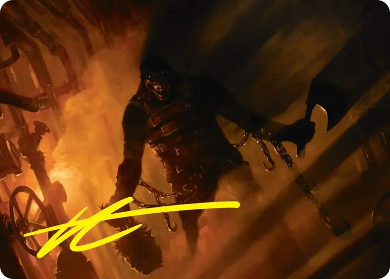 Boilerbilges Ripper Art Card (Gold-Stamped Signature) [Duskmourn: House Of Horror Art Series] 1