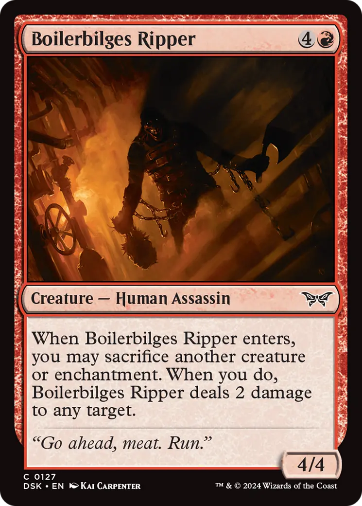 Boilerbilges Ripper [Duskmourn: House Of Horror] 1