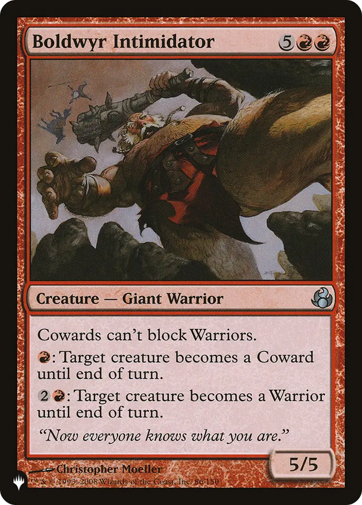 Boldwyr Intimidator [The List] 1