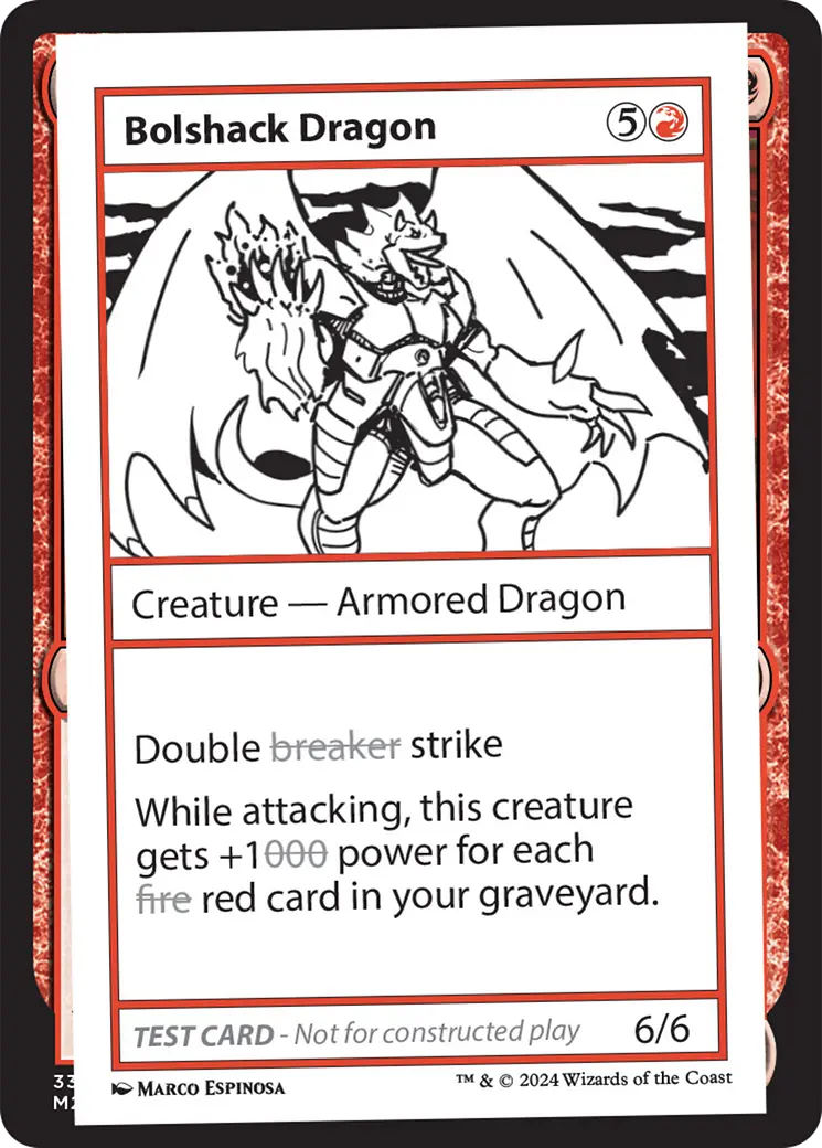 Bolshack Dragon [Mystery Booster 2 Playtest Cards] 1