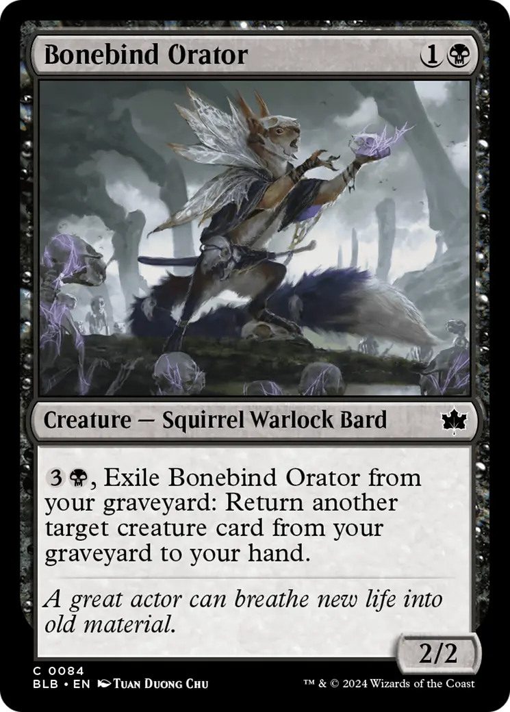 Bonebind Orator [Bloomburrow] 1