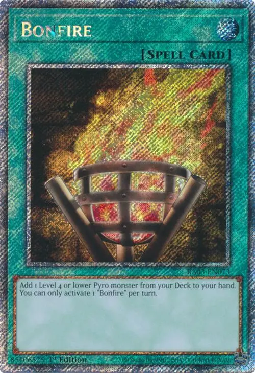 Bonfire (Platinum Secret Rare) [Ra03-En073] Platinum Secret Rare 1