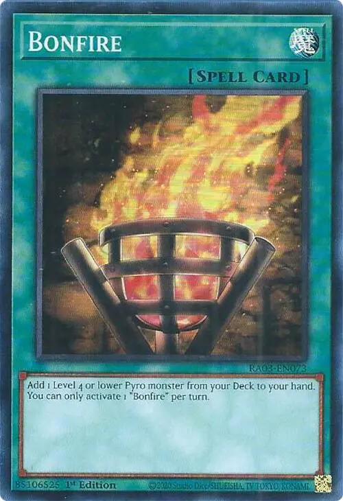 Bonfire [Ra03-En073] Super Rare 1