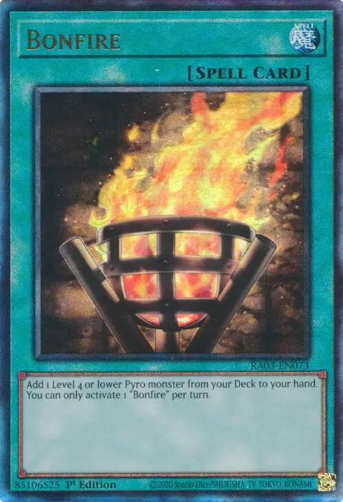 Bonfire (Utr) [Ra03-En073] Prismatic Ultimate Rare 1