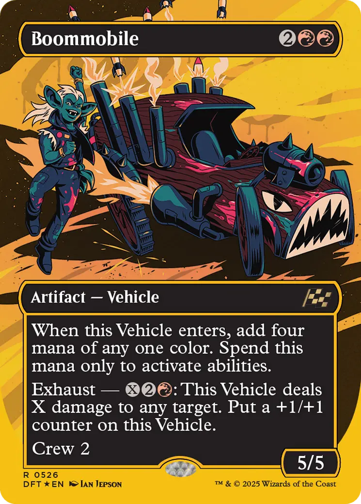 Boommobile (Borderless) (First-Place Foil) [Aetherdrift] 1