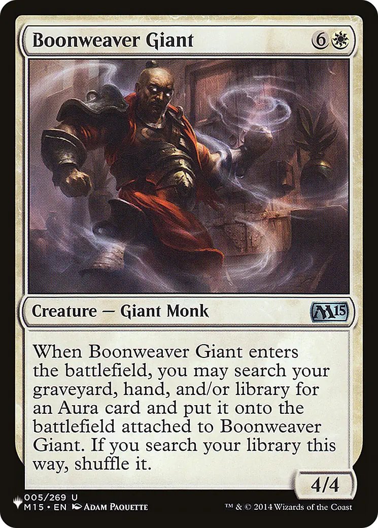 Boonweaver Giant [The List] 1