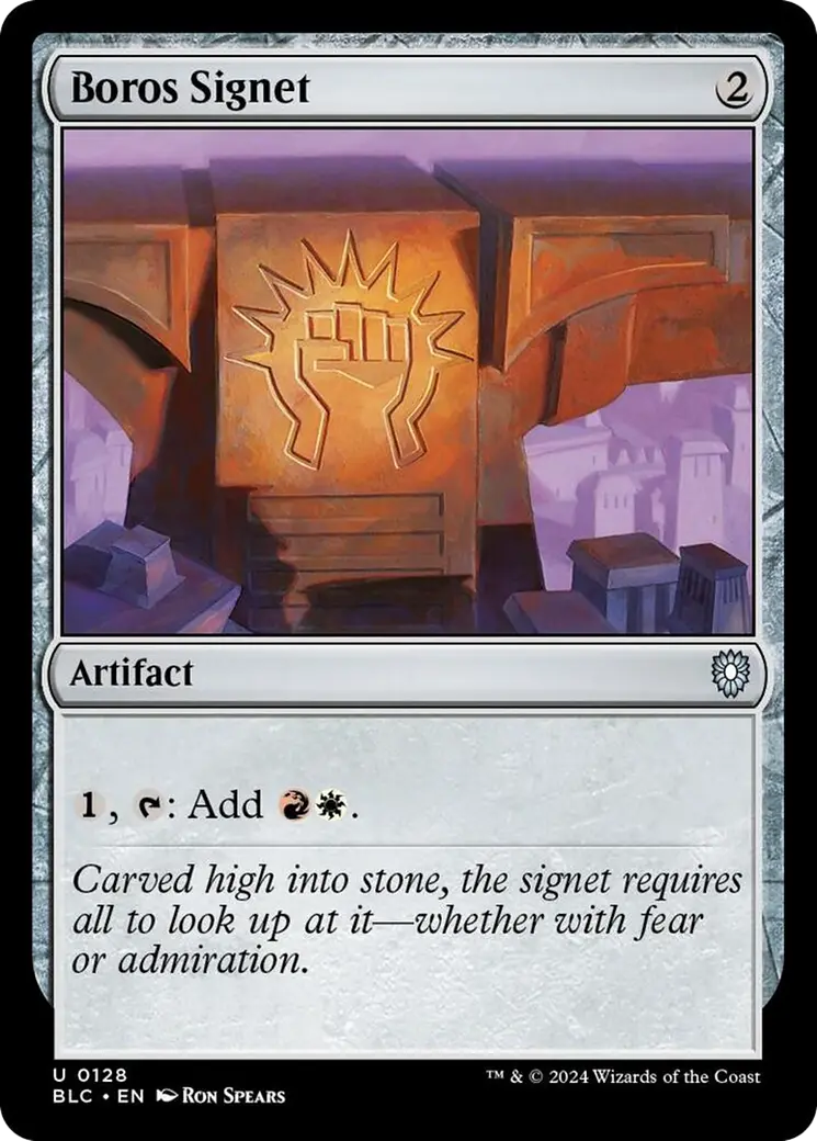 Boros Signet [Bloomburrow Commander] 1