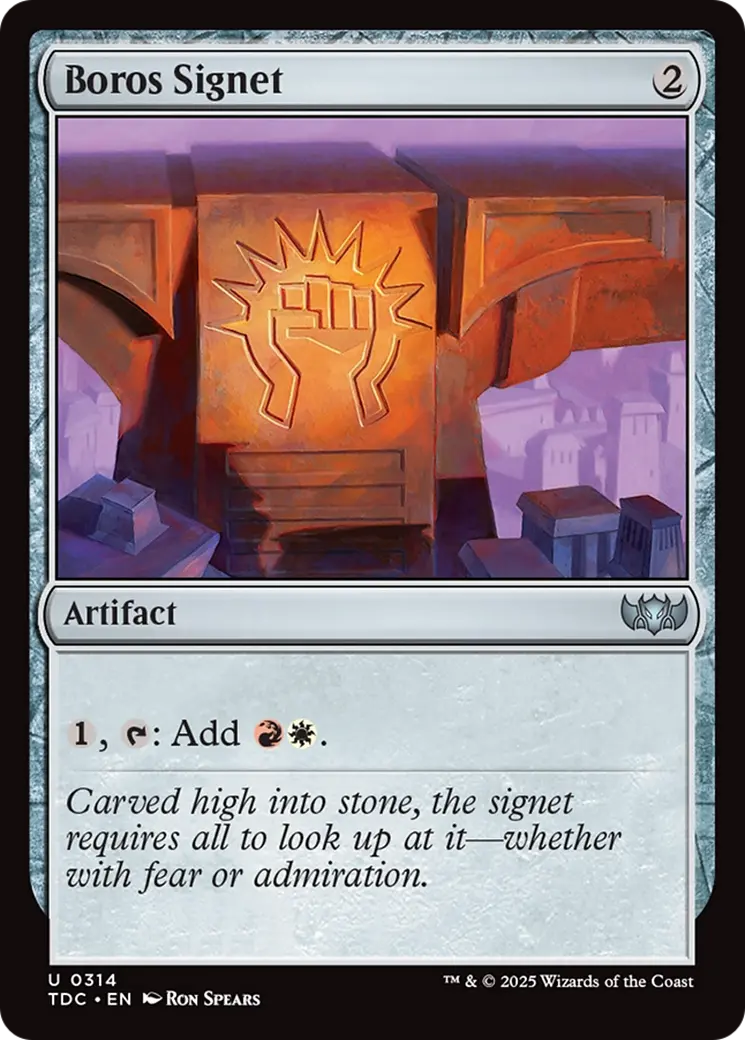 Boros Signet [Tarkir: Dragonstorm Commander] 1