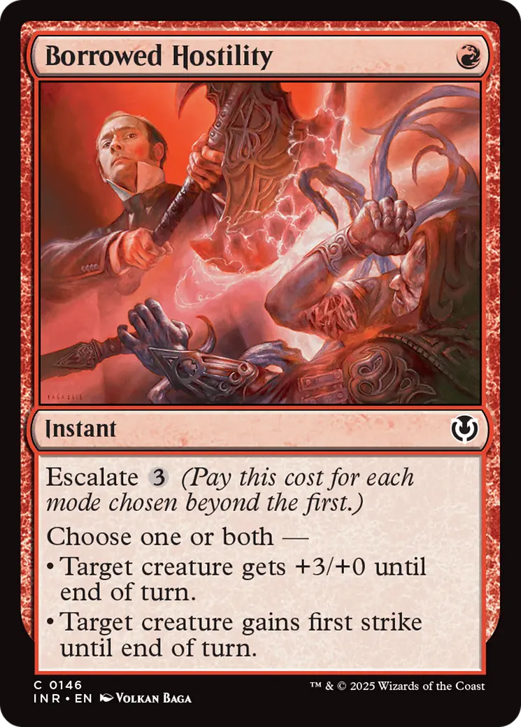 Borrowed Hostility [Innistrad Remastered] 1