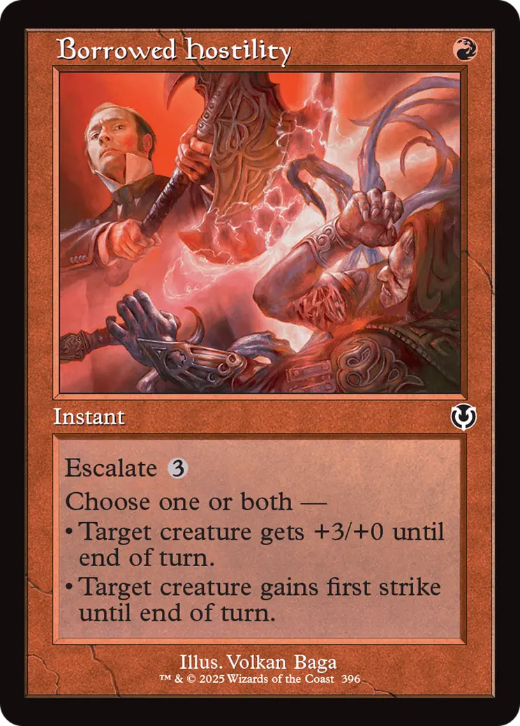 Borrowed Hostility (Retro Frame) [Innistrad Remastered] 1