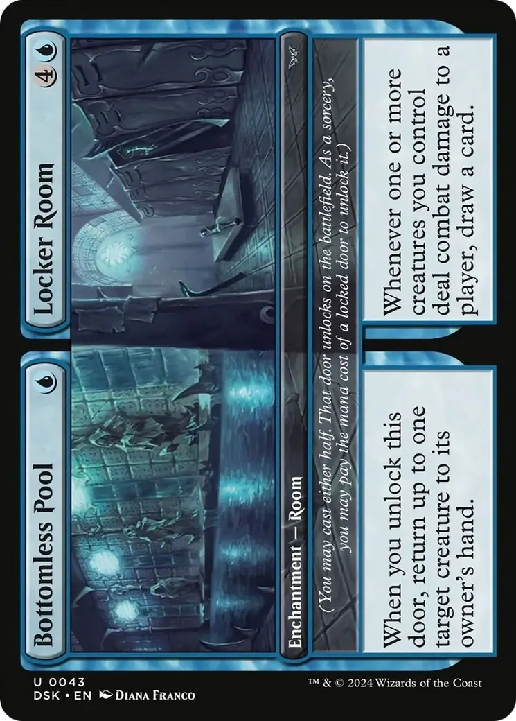 Bottomless Pool // Locker Room [Duskmourn: House Of Horror] 1
