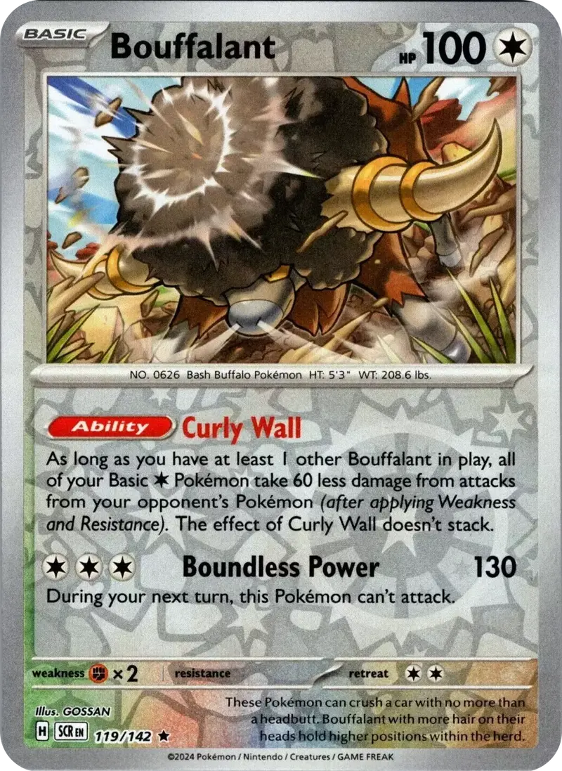 Bouffalant (119/142) [Scarlet & Violet: Stellar Crown] 1
