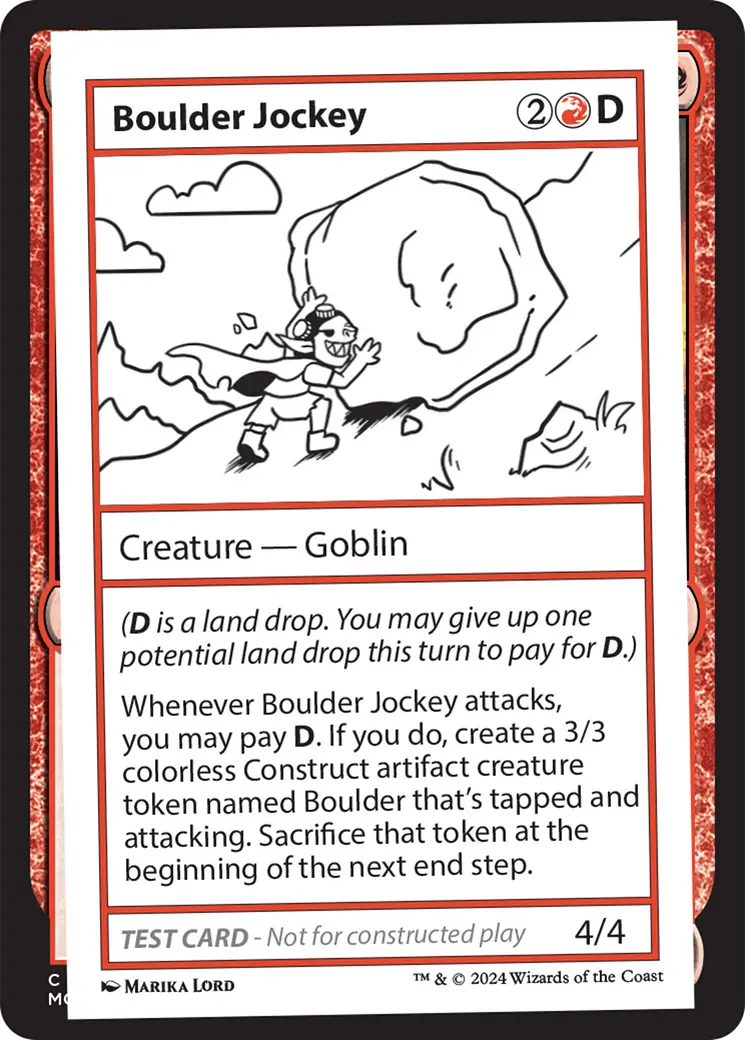 Boulder Jockey [Mystery Booster 2 Playtest Cards] 1