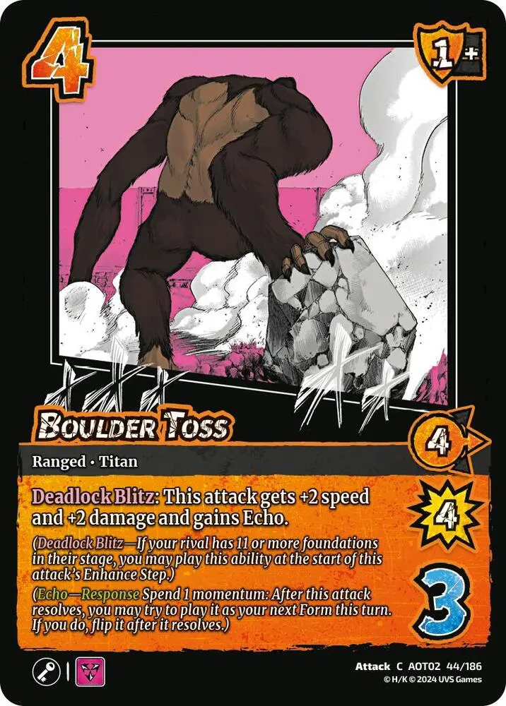 Boulder Toss - Attack On Titan: Origins Of Power (Aot02) 1