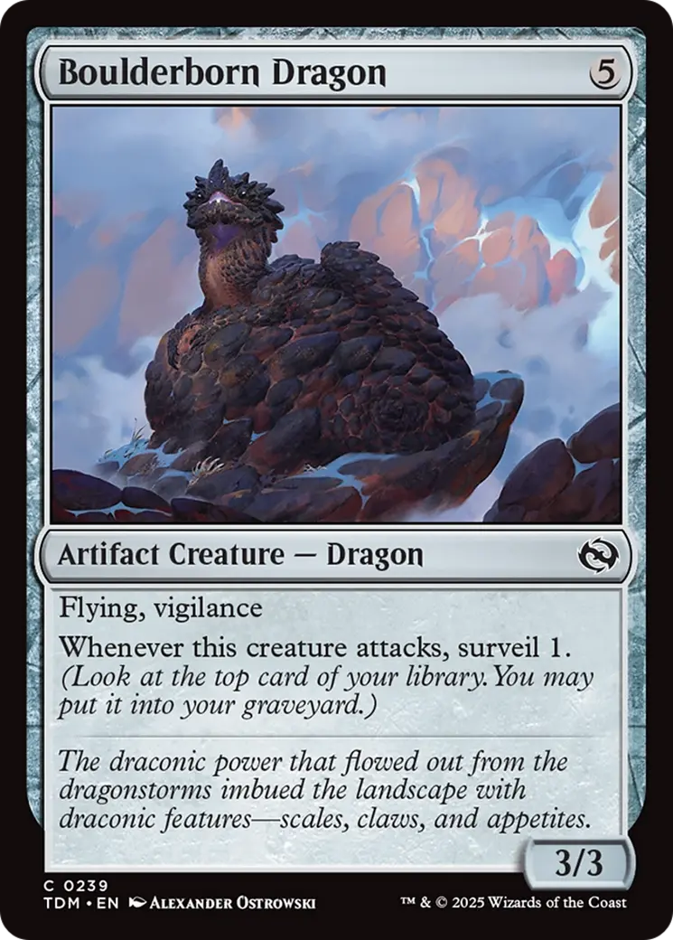 Boulderborn Dragon [Tarkir: Dragonstorm] 1