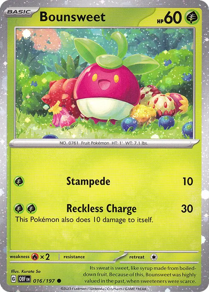 Bounsweet (016/197) (Cosmos Holo) [Miscellaneous Cards] 1
