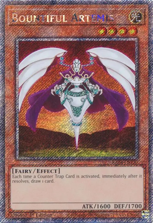 Bountiful Artemis [Ra04-En130] Platinum Secret Rare 1