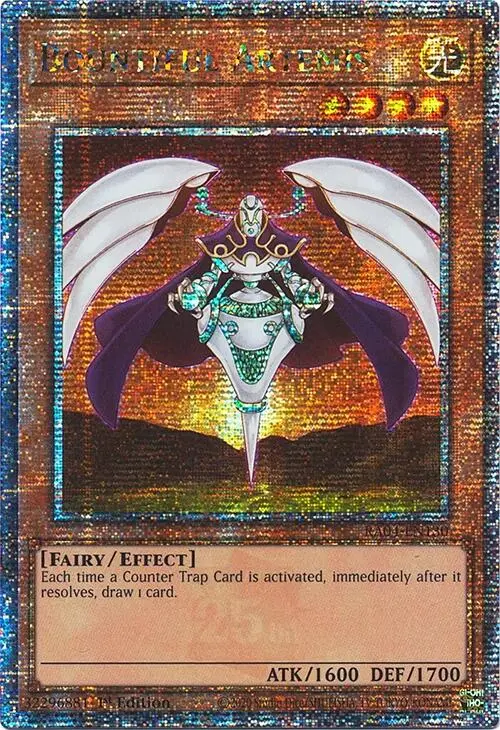 Bountiful Artemis [Ra04-En130] Quarter Century Secret Rare 1