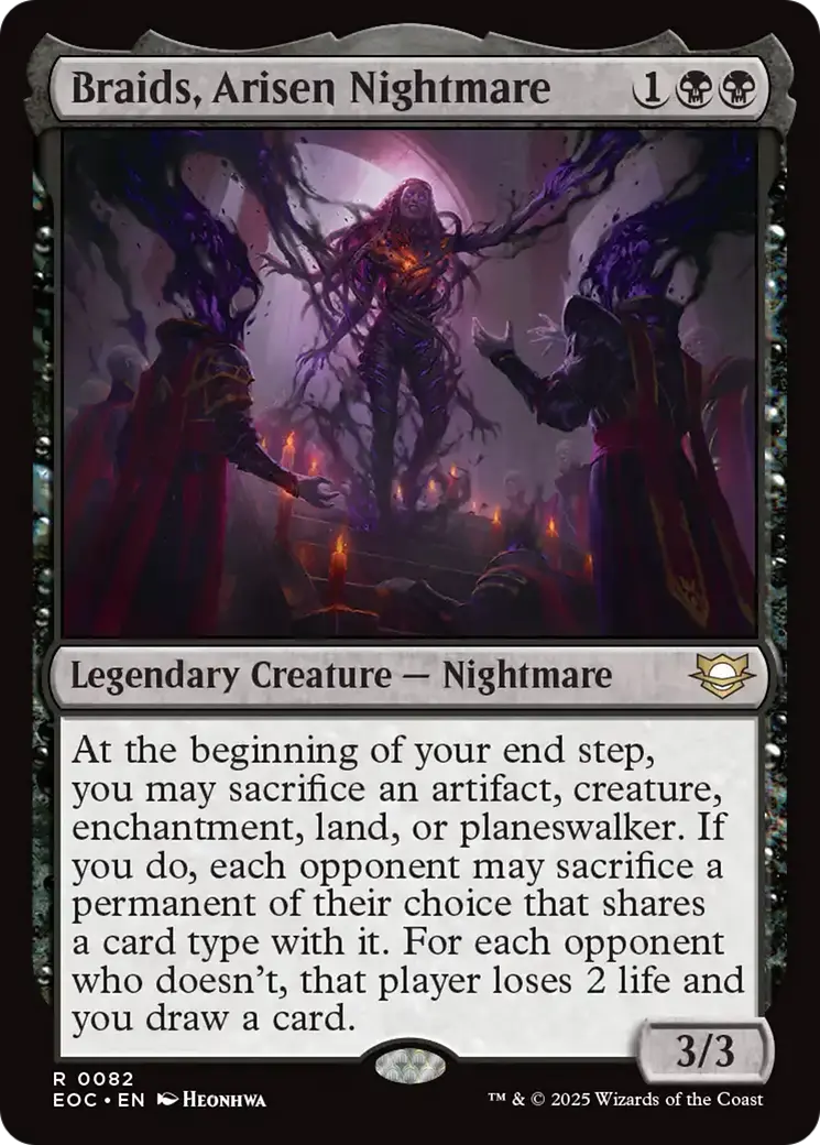 Braids, Arisen Nightmare [Edge Of Eternities Commander] 1