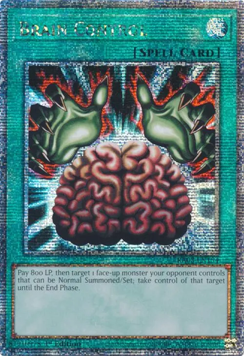 Brain Control (Quarter Century Secret Rare) [Ra03-En154] Quarter Century Secret Rare 1