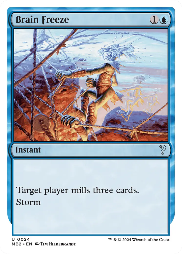 Brain Freeze (White Border) [Mystery Booster 2] 1