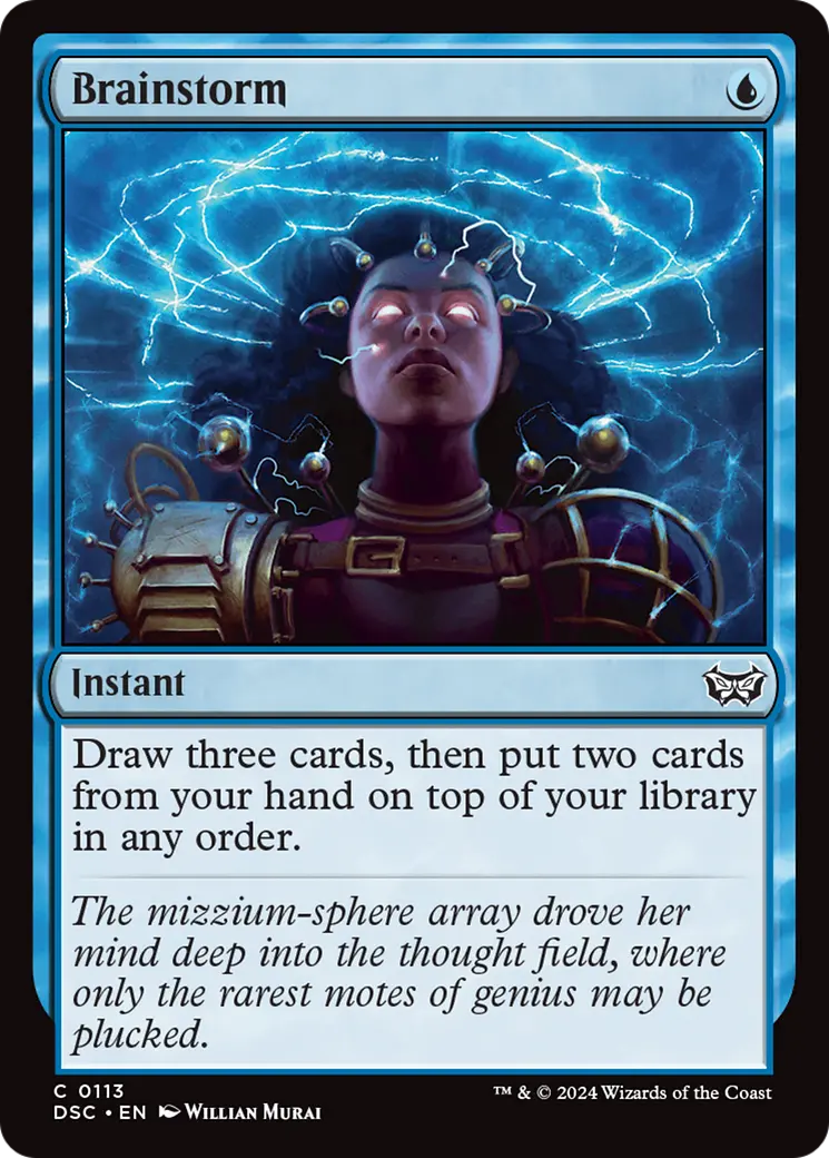 Brainstorm [Duskmourn: House Of Horror Commander] 1