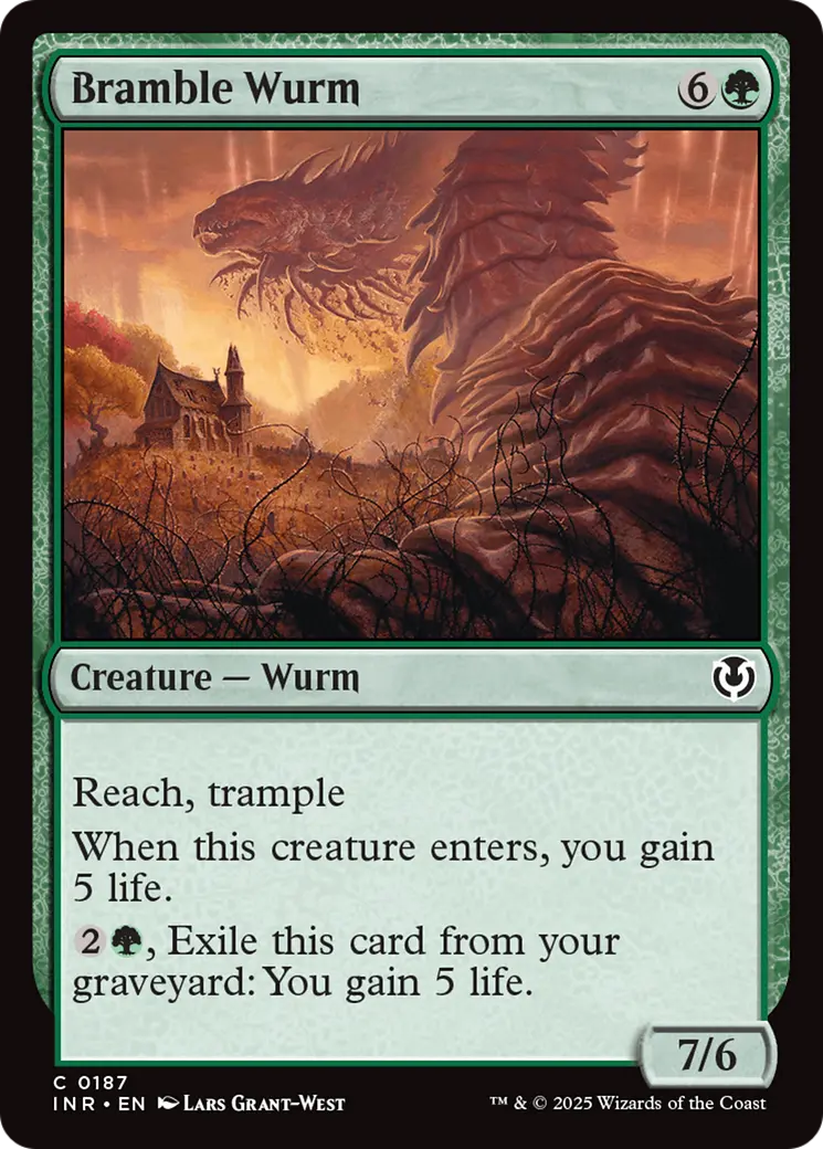 Bramble Wurm [Innistrad Remastered] 1