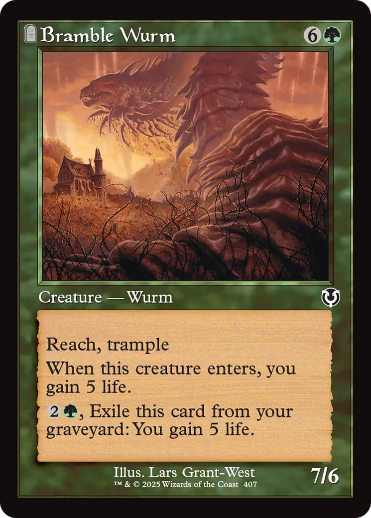 Bramble Wurm (Retro Frame) [Innistrad Remastered] 1