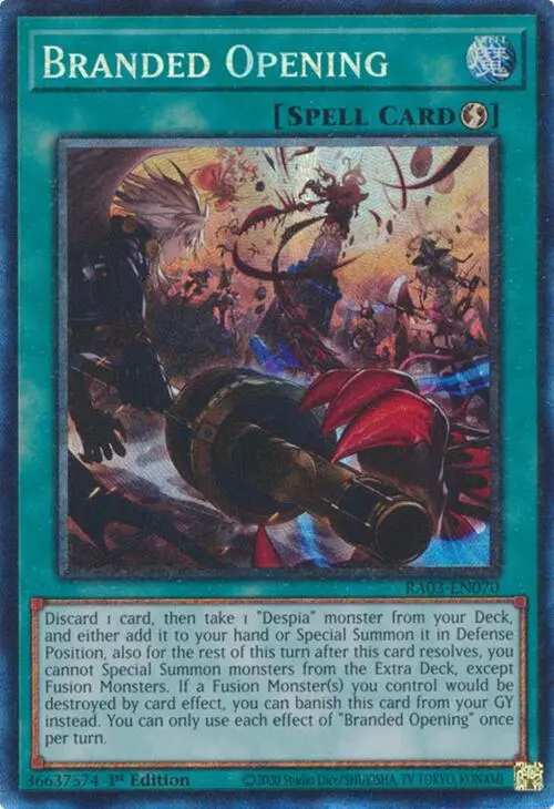 Branded Opening (Cr) [Ra03-En070] Prismatic Collector's Rare 1