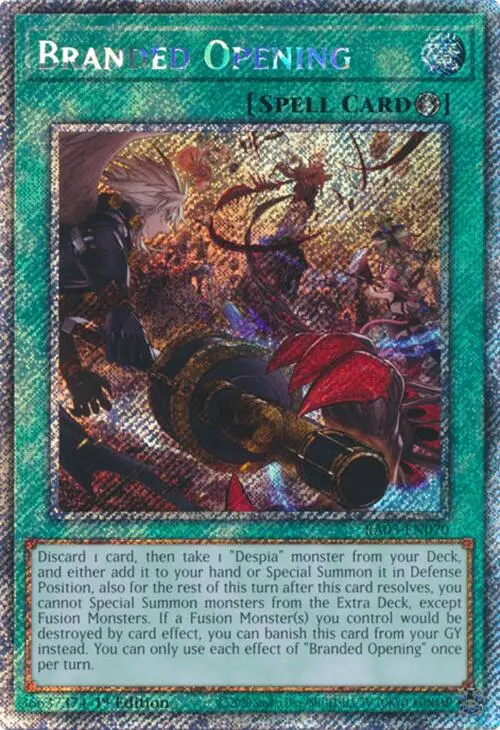 Branded Opening (Platinum Secret Rare) [Ra03-En070] Platinum Secret Rare 1