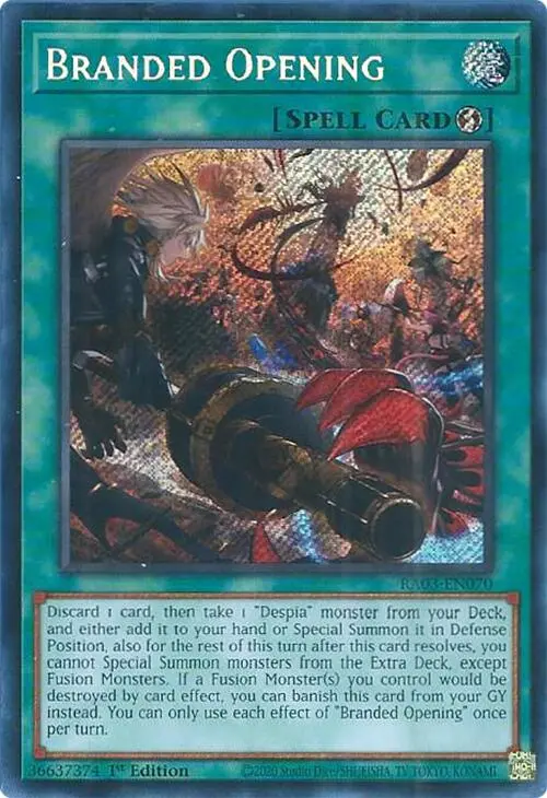 Branded Opening (Secret Rare) [Ra03-En070] Secret Rare 1