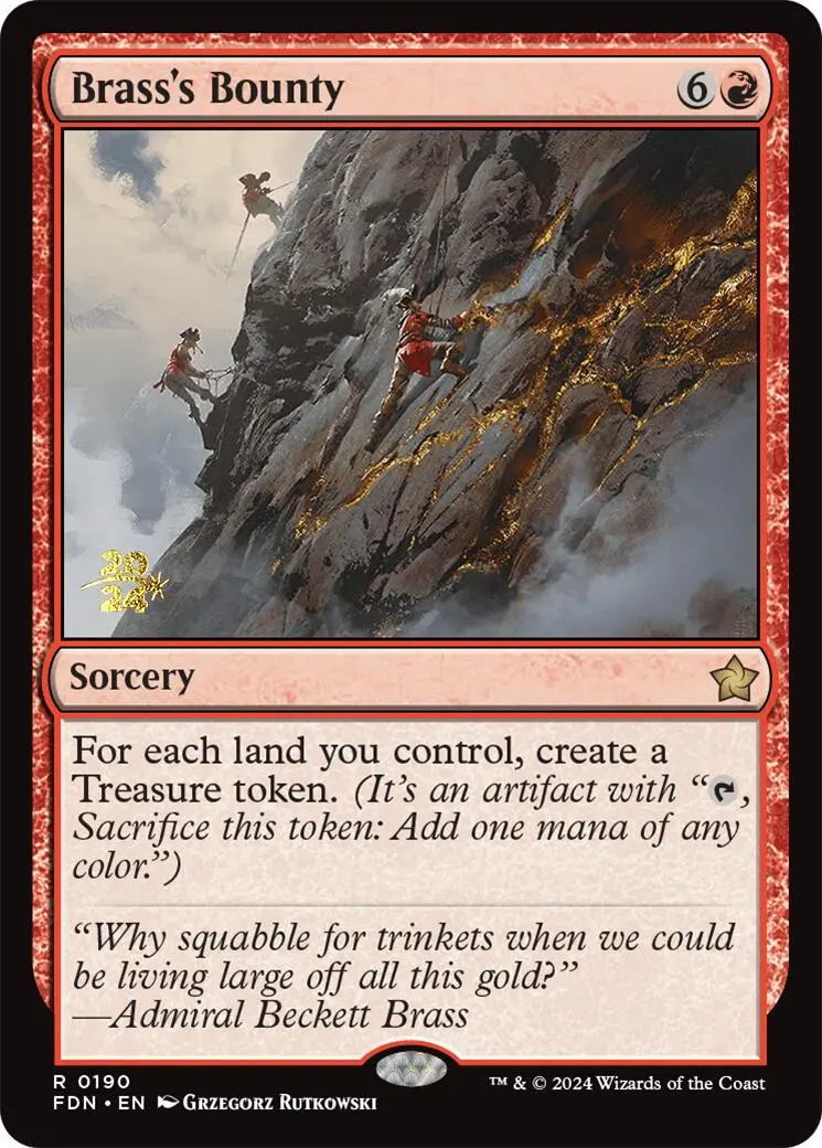 Brass's Bounty [Foundations Prerelease Promos] 1