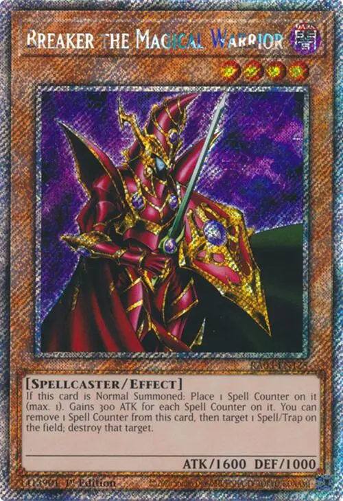 Breaker The Magical Warrior (Platinum Secret Rare) [Ra03-En125] Platinum Secret Rare 1