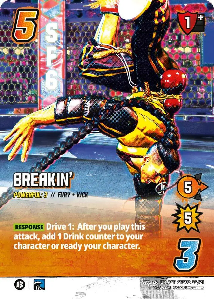 Breakin' (Alternate Art) - Challenger Series: Street Fighter 6 (Sf6) 1