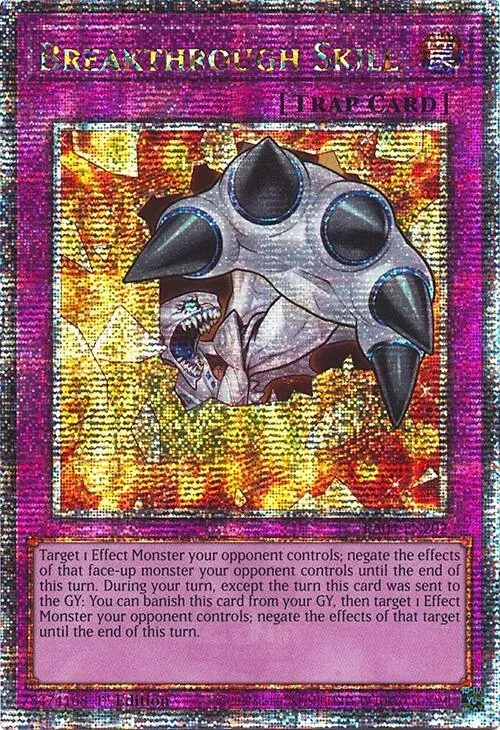 Breakthrough Skill [Ra04-En202] Quarter Century Secret Rare 1