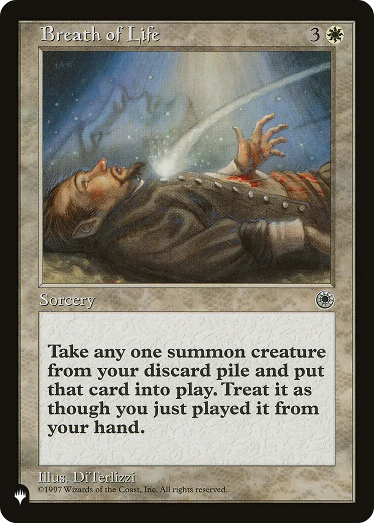 Breath Of Life [The List] 1