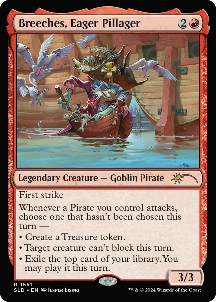 Breeches, Eager Pillager (Rainbow Foil) [Secret Lair Drop Series] 1