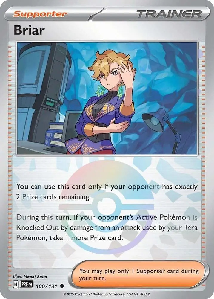 Briar (100/131) (Poke Ball Pattern) [Scarlet & Violet: Prismatic Evolutions] 1