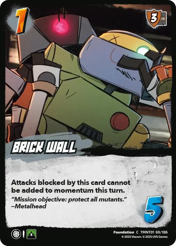 Brick Wall - Teenage Mutant Ninja Turtles (Tmnt) 1