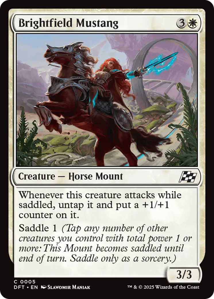 Brightfield Mustang [Aetherdrift] 1